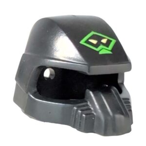 Playmobil Ruimtehelm, gekantelde voorkant, ademhalingsunit vooraan