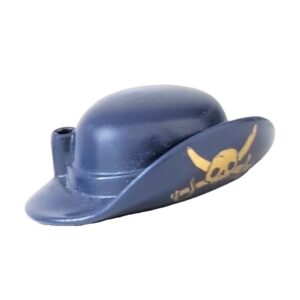 Playmobil Hoed, brede opstaande rand, gat voor veer