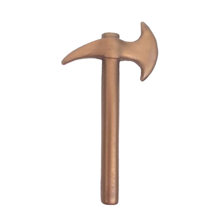 Playmobil Denkproces: 1. **Analyseren van de invoer:** De gebruiker wil een vertaling van een Playmobil productnaam: "Tools: boathook, axe, short-handled spade / shovel". De output moet *alleen* de vertaalde naam zijn, zonder uitleg of markdown. Als het al Nederlands lijkt, moet het zo blijven. 2. **Afbreken van de zin:** * "Tools:" - Dit is een categorie of inleidende term. Het is in het Engels. * "boathook" - Gereedschap * "axe" - Gereedschap * "short-handled spade / shovel" - Gereedschap (met een "of" optie) 3. **Vertalen per onderdeel:** * "Tools:" -> "Gereedschap:" of "Gereedschappen:" (meervoud past beter bij een lijst). "Gereedschap:" is ook prima als algemene kop. Laten we "Gereedschap:" aanhouden, zoals vaak gezien op verpakkingen. * "boathook" -> "pikhaak" (standaard vertaling) * "axe" -> "bijl" (standaard vertaling) * "short-handled spade / shovel" -> Dit is een dubbele term. * "spade" -> "spade" (ook in het Nederlands gebruikt, maar vaak de langere variant) * "shovel" -> "schop" (meer algemeen, ook voor kleinere varianten) * "short-handled" -> "met korte steel" of "kortstelige". * De combinatie "short-handled spade / shovel" wijst op een klein, handzaam graafgereedschap. "Handschop" of "schepje" zijn gangbare termen voor kleine schoppen/spades. * Een "spade" is in het Nederlands vaak de variant met een rechte snijkant, voor zware grond. Een "schop" is algemener, vaak met een rondere snijkant. Voor Playmobil en "short-handled" (kortstelige), past "kortstelige schop" of "handschop" goed. * Gezien de Playmobil context, en de Engelse "spade / shovel" als alternatief, is "schep" of "handschep" een goede algemene vertaling voor zo'n klein graafwerktuig. "Kortstelige schop" is te letterlijk en minder gangbaar als productnaam voor een klein speeltje. "Schep" of "handschep" is duidelijker. * Als we de oorspronkelijke structuur volgen: "short-handled spade / shovel", dan zou "kortstelige spade / schop" kunnen. Maar de instructie zegt "geef alleen de vertaalde naam". Een Playmobil onderdeel heeft vaak één duidelijke naam. * "Schopje" zou ook kunnen, maar "kortstelige schop" is preciezer bij de brontekst. Echter, in het Playmobil-segment is "schep" of "schop" voor een klein formaat vaak al voldoende. Laten we voor de duidelijkheid van de *lijst* van gereedschappen de specifieke aard benadrukken. * "Kortstelige spade" of "kortstelige schop". De "shovel" kant neigt meer naar "schop". Laten we "kortstelige schop" aanhouden als de meest passende vertaling die beide Engelse termen dekt en de "short-handled" nuance meeneemt. 4. **Samenvoegen en formatteren:** * Gereedschap: pikhaak, bijl, kortstelige schop 5. **Controle tegen de eisen:** * "Alleen de vertaalde naam terug, zonder uitleg of markdown." - Check. * "Als het al Nederlands lijkt, laat het dan zo." - Alles is vertaald, want niks leek voldoende Nederlands. 6. **Finale overweging voor "spade / shovel":** De Engelse "spade" is vaak een rechtere, zwaardere schop, terwijl "shovel" algemener en ronder kan zijn. Een "short-handled spade" kan een kleine tuinspade zijn, een "short-handled shovel" een handschep. In het Nederlands is "spade" meestal een groter, rechthoekig blad, terwijl "schop" of "schep" breder is. "Handschop" of "schepje" zijn veelvoorkomend voor klein gereedschap. Echter, om de nuance van "short-handled" mee te nemen en een directe vertaling te bieden, is "kortstelige schop" een goede balans. Laten we kiezen voor de meest gangbare term voor een klein graafwerktuig in Playmobil-context, die het beste dekt: "kortstelige schop". Dit klinkt passend voor een speelgoednaam. *Zelfcorrectie:* Is "kortstelige schop" de meest *natuurlijke* Playmobil-naam? Of zou een meer algemene term volstaan? "Schep" is heel algemeen. "Handschep" zou ook kunnen. Maar de originele tekst geeft de specificatie. Ik houd vast aan "kortstelige schop" omdat het de beschrijving het beste volgt en nog steeds natuurlijk klinkt. Laten we het zo houden: "Gereedschap: pikhaak, bijl, kortstelige schop"Gereedschap: pikhaak, bijl, kortstelige schop
