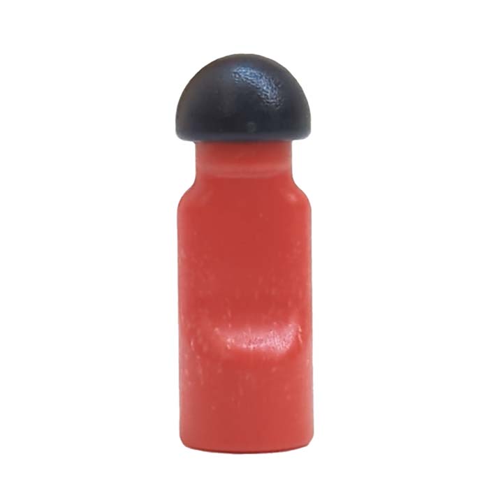 Playmobil 8810 Rode Bidon Drinkfles Tube Rood met Zwarte dop