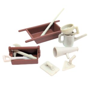 Playmobil Gereedschap Set – Bouwvakkers met metselaar & Oliekan 10-dlg