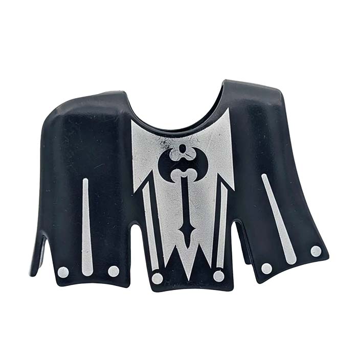 Playmobil Zwarte Ridder Mantel met Bijlprint