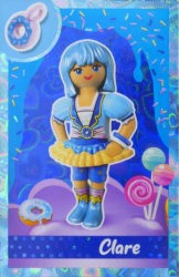 Playmobil Verzamelkaart voor Clare - Snoepwereld