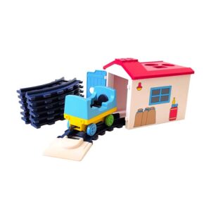 Playmobil Mijn eerste treinbaan met loods