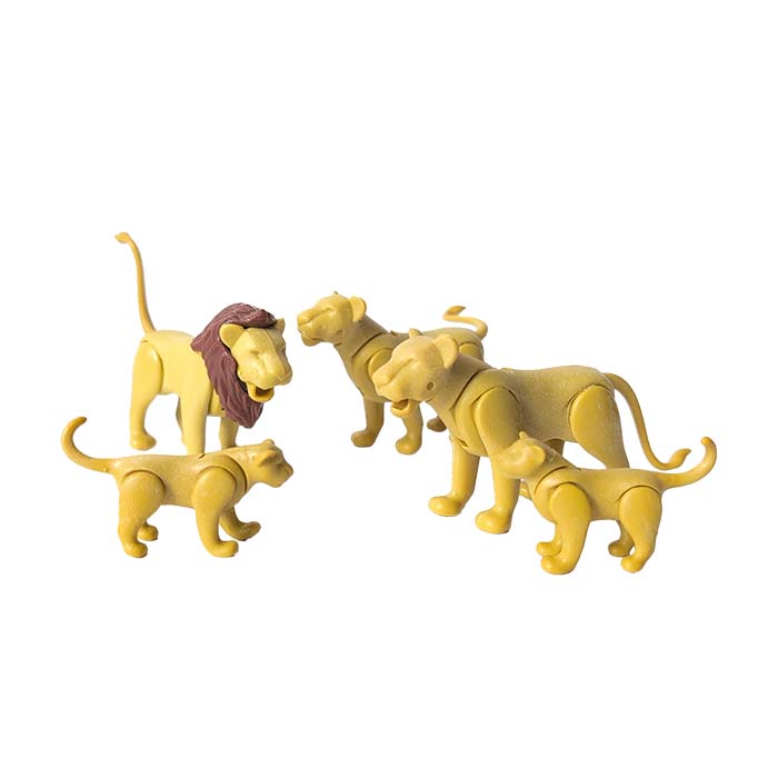 Playmobil 3515 Groep van vijf Leeuwen - Incl. Doos - Afbeelding 2