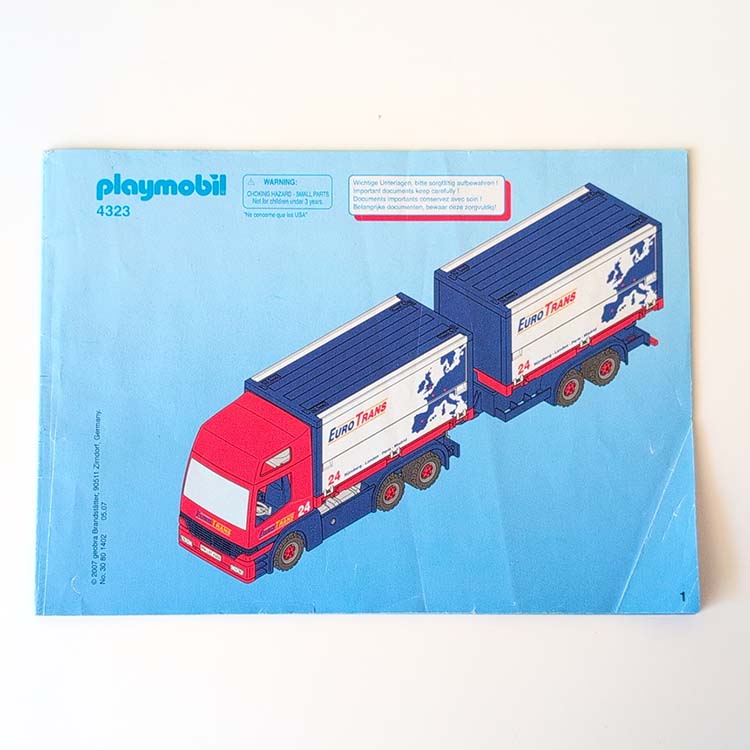 Playmobil 4323 Vrachtwagen en aanhangwagen - Afbeelding 2