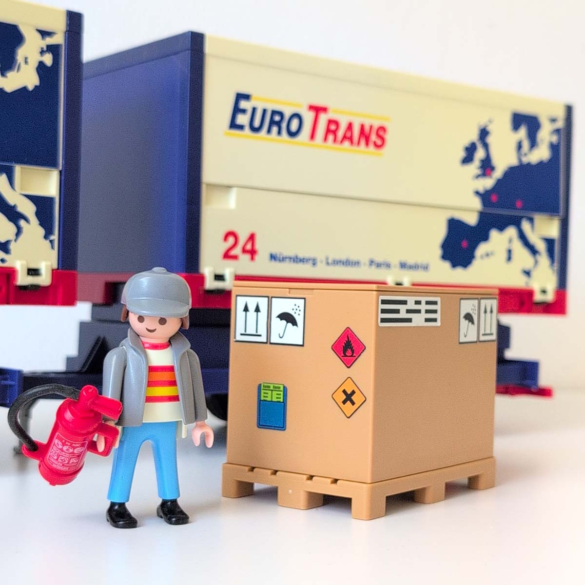 Playmobil 4323 Vrachtwagen en aanhangwagen - Afbeelding 7