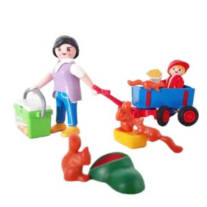 Playmobil 4467 Bezoekers met bolderwagen