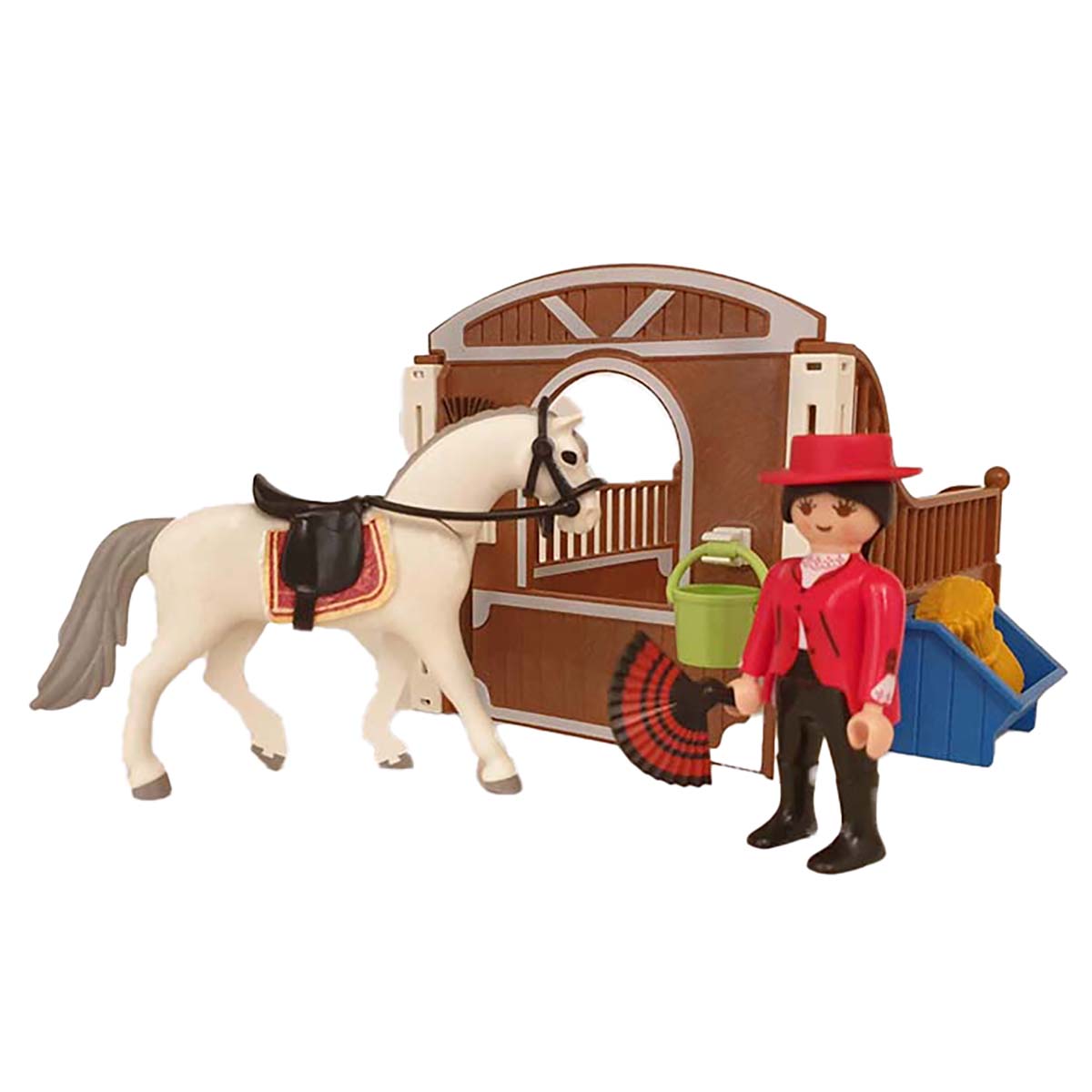 Playmobil 5521 Andalusier met Paardenbox