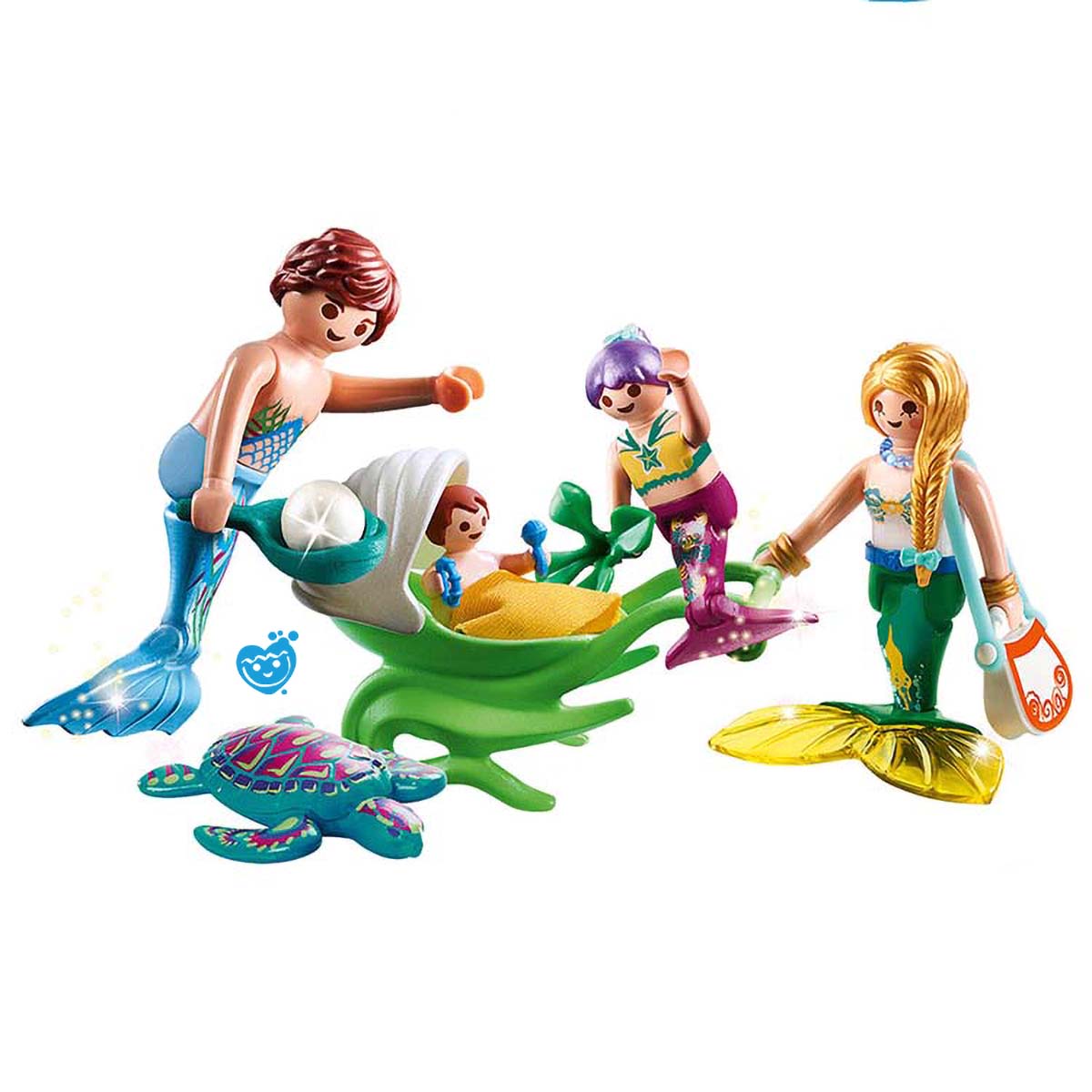 Playmobil 70100 Gezin met Shell-kinderwagen