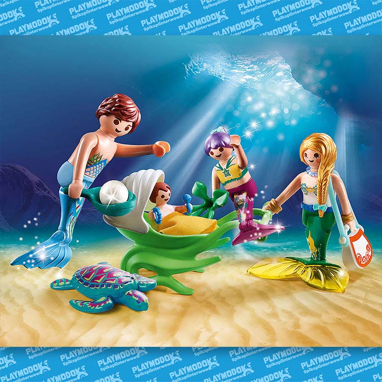 Playmobil 70100 Gezin met Shell-kinderwagen