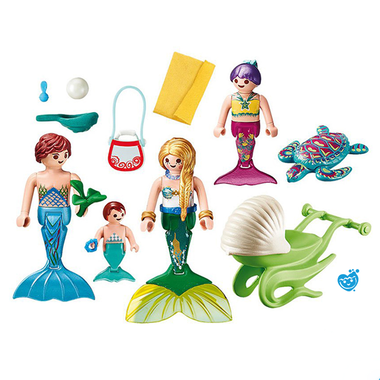 Playmobil 70100 Gezin met Shell-kinderwagen