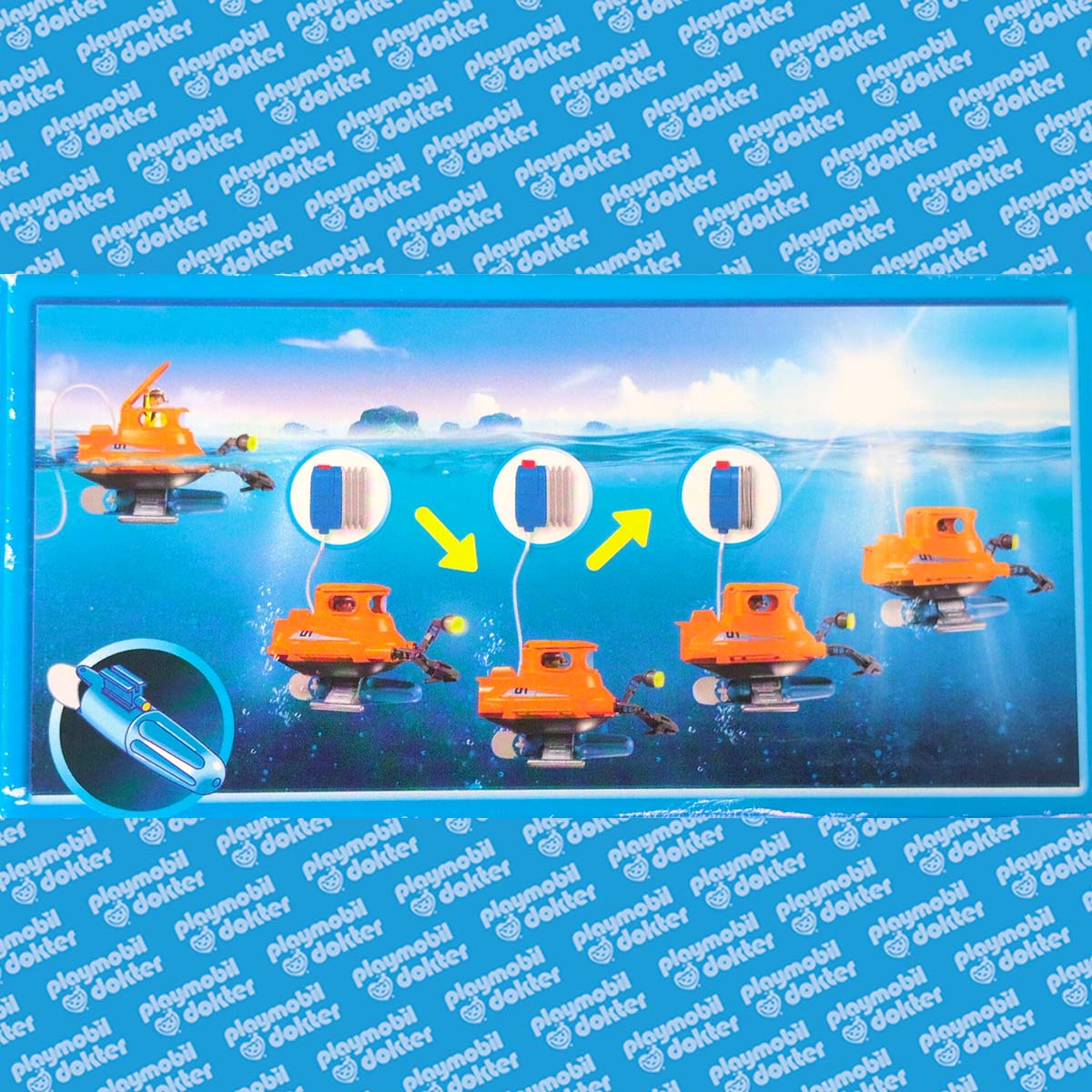 Playmobil 9234 Onderzeeƫr met onderwatermotor - Afbeelding 2