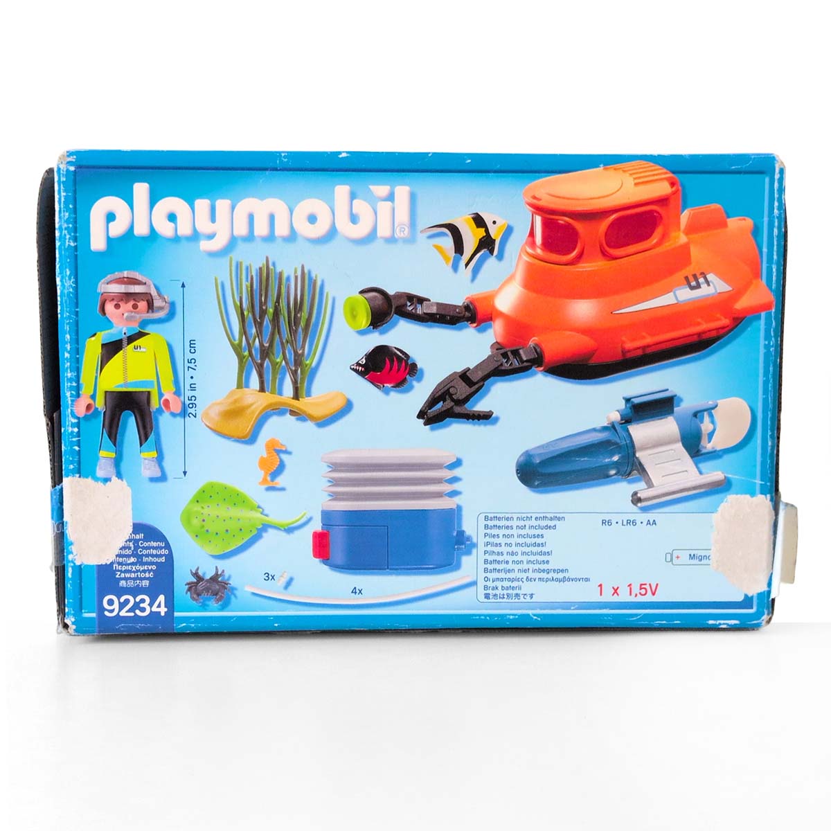 Playmobil 9234 Onderzeeƫr met onderwatermotor - Afbeelding 4