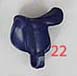 Playmobil Paardentuig Zadel Model 2 – Donkerblauw