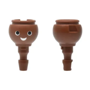 Playmobil Klicky Hoofd – Bruin Lachend