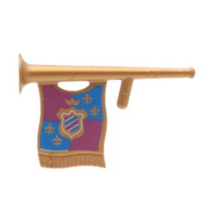 Muziekinstrument Blaasinstrument Trompet met vlag