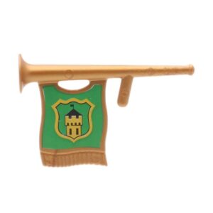Muziekinstrument Blaasinstrument Trompet met vlag