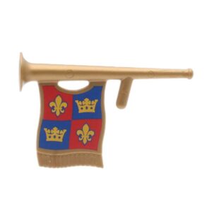 Muziekinstrument Blaasinstrument Trompet met vlag