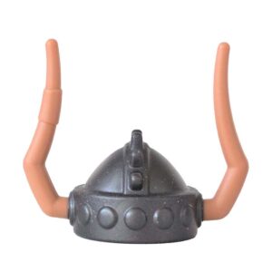 Playmobil Helm, kleine stekels over de bovenkant, zeer hoge hoorns