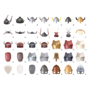 Playmobil Hoofddeksels Playmobil Vikinghelmen, dierenkappen & bontmutsen Collectie