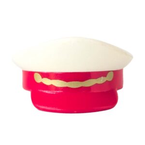 Playmobil kapiteinshoed rood wit