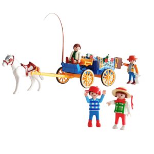 Playmobil 3117 Paard met koets en gezin
