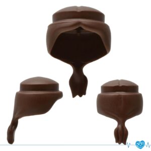 Playmobil Haar Bob Kort - Donkerbruin