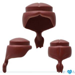 Playmobil Haar Bob Kort - Roodbruin
