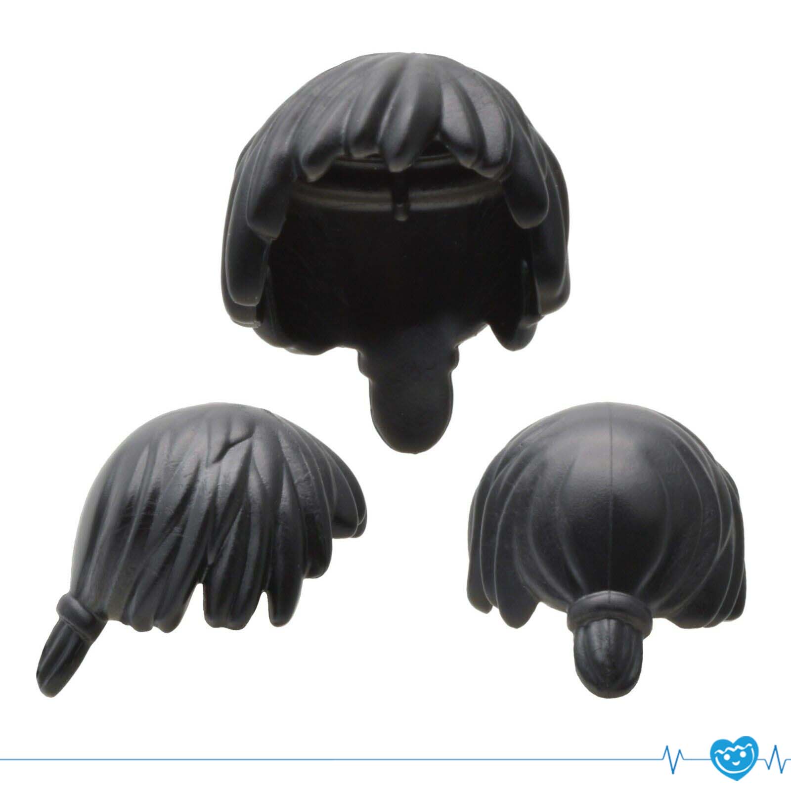 Playmobil Haar Bob met Pony - Zwart