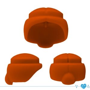 Playmobil Haar Bob Kort - Oranje