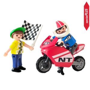 Playmobil 4780 Motorracer Met Vlaggenzwaaier