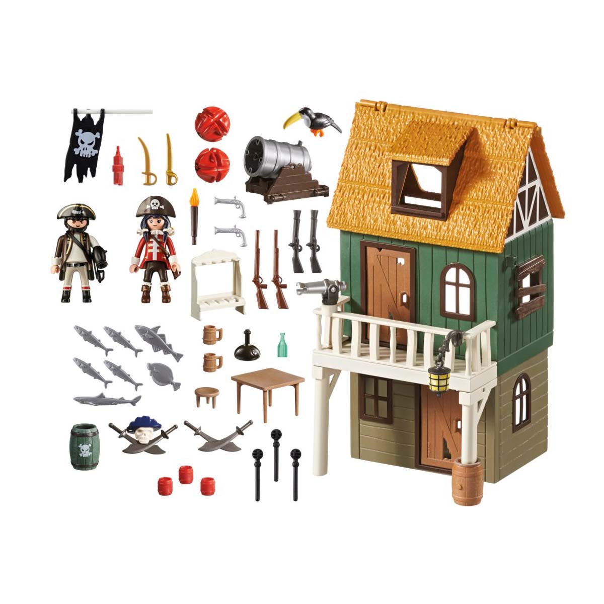 Playmobil 4796 Super4 Geheime piratenvesting met Ruby Red - Afbeelding 3