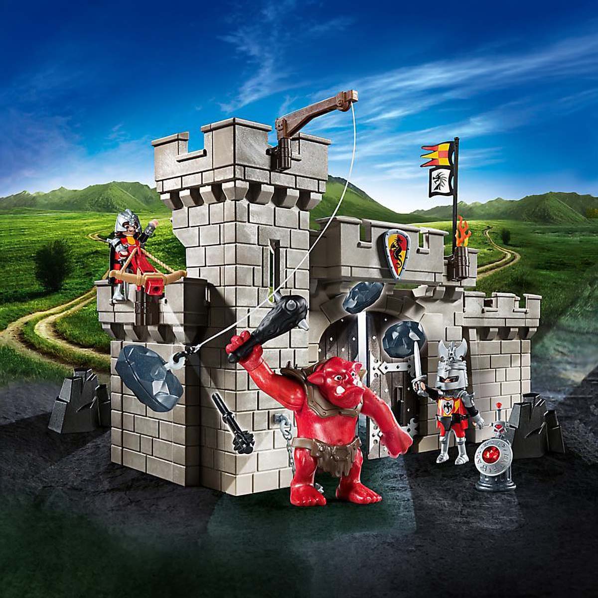 Playmobil 4796 Super4 Geheime piratenvesting met Ruby Red (kopie)