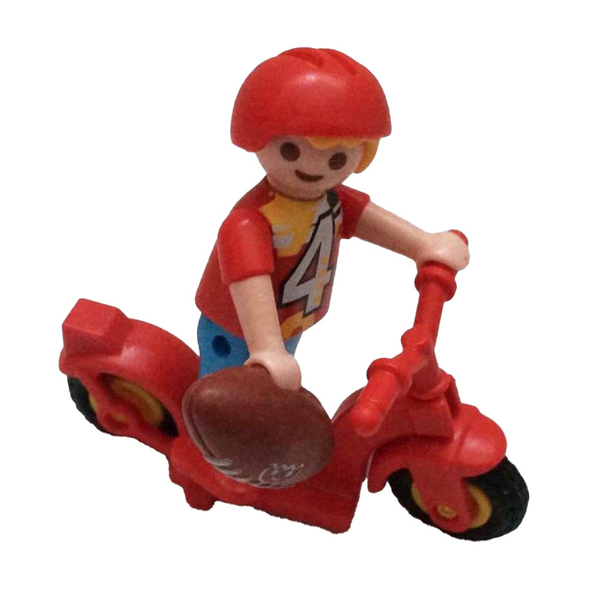 Playmobil 6805 Jongen Met Step en Rugby Bal