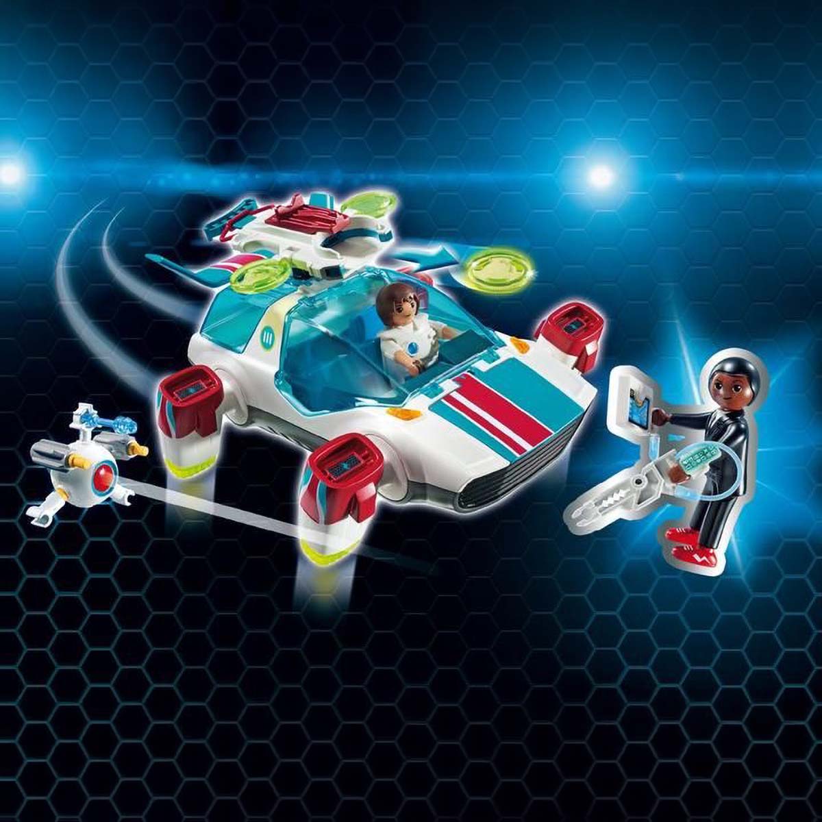 Playmobil 9002 FulguriX met Agent Gene - Afbeelding 2