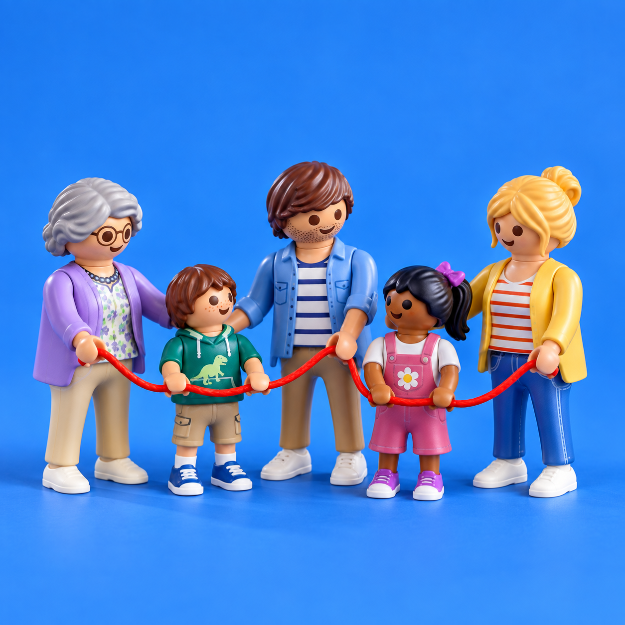 Playmobil-beeld bij coachthema Gezin & relaties