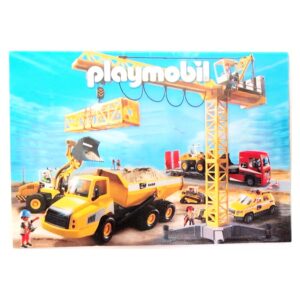 Playmobil Folder Bouwplaats Kraan en Voertuigen