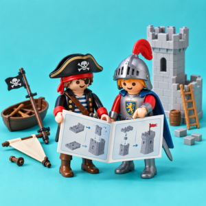 Bouwinstructies - Piraten Ridders