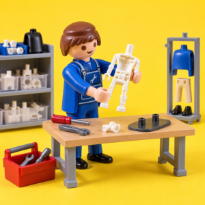 Playmobil Klicky - Binnenlijf Voetplaat