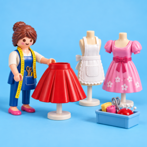 Playmobil Klicky - Kleding Jurk Schort Rok